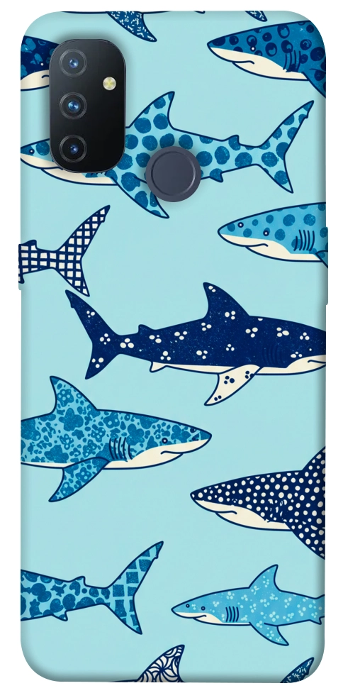 Чехол Shark pattern для OnePlus Nord N100