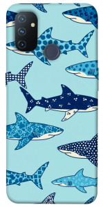 Чехол Shark pattern для OnePlus Nord N100