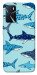 Чехол Shark pattern для Oppo A16