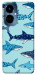 Чохол Shark pattern для TECNO Camon 19 Pro (CI8n)