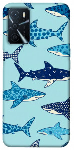 Чехол Shark pattern для Oppo A54s