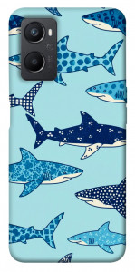 Чехол Shark pattern для Oppo A96