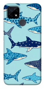 Чехол Shark pattern для Realme C25Y
