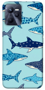 Чехол Shark pattern для Realme C35