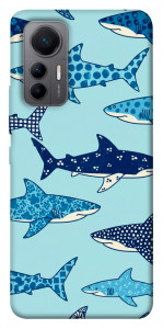 Чехол Shark pattern для Xiaomi 12 Lite