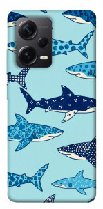 Чохол Shark pattern для Xiaomi Redmi Note 12 Pro 5G