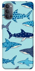 Чохол Shark pattern для Oppo Reno 4