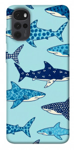 Чехол Shark pattern для Motorola Moto G22