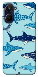 Чехол Shark pattern для Realme 10 4G