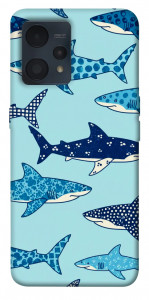 Чехол Shark pattern для Realme 9 Pro+