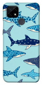 Чехол Shark pattern для Realme C21