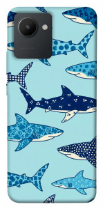 Чехол Shark pattern для Realme C30