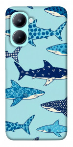 Чехол Shark pattern для Realme C33
