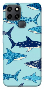 Чехол Shark pattern для Infinix Smart 6