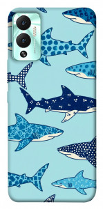 Чехол Shark pattern для Infinix Hot 12 Play