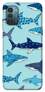 Чехол Shark pattern для Nokia G21