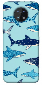 Чехол Shark pattern для Nokia G50