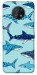 Чехол Shark pattern для Nokia G50