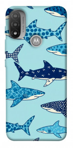 Чехол Shark pattern для Мotorola Moto E20