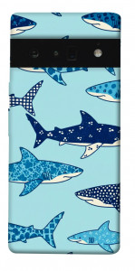 Чехол Shark pattern для Google Pixel 6 Pro