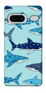 Чехол Shark pattern для Google Pixel 7
