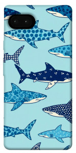 Чехол Shark pattern для Google Pixel 7A