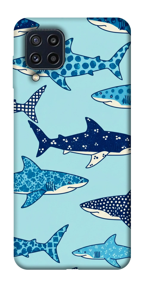 Чехол Shark pattern для Galaxy M32