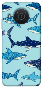 Чехол Shark pattern для Nokia X20