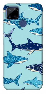 Чехол Shark pattern для Realme C15