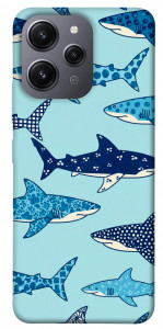 Чехол Shark pattern для Xiaomi Redmi 12