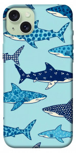 Чохол Shark pattern для iPhone 15 Plus