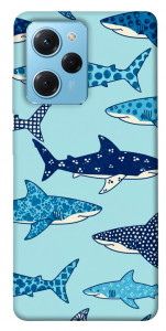 Чехол Shark pattern для Xiaomi Poco X5 Pro 5G