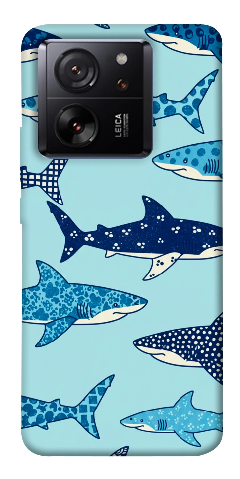 Чехол Shark pattern для Xiaomi 13T