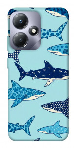 Чехол Shark pattern для Infinix Hot 30 Play