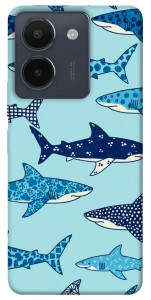 Чехол Shark pattern для Vivo Y36
