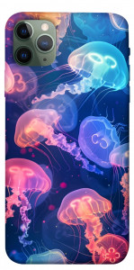 Чехол Neon jellyfishes для iPhone 11 Pro Max