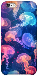 Чохол Neon jellyfishes для iPhone 6 (4.7'')