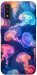 Чехол Neon jellyfishes для Galaxy A01