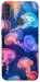 Чехол Neon jellyfishes для Galaxy A11 (2020)