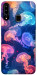 Чехол Neon jellyfishes для Galaxy A20s (2019)