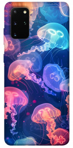 Чохол Neon jellyfishes для Galaxy S20 Plus (2020)