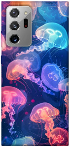 Чохол Neon jellyfishes для Galaxy Note 20 Ultra