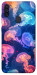 Чехол Neon jellyfishes для Galaxy M11 (2020)