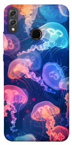 Чехол Neon jellyfishes для Huawei Honor 8X