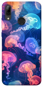 Чохол Neon jellyfishes для Huawei P Smart (2019)