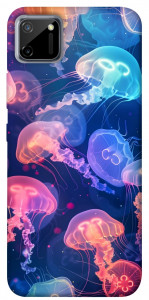 Чехол Neon jellyfishes для Realme C11
