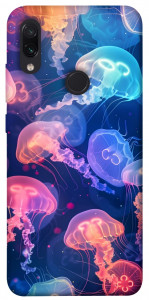 Чехол Neon jellyfishes для Xiaomi Redmi Note 7 Pro