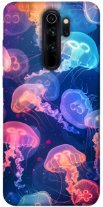 Чехол Neon jellyfishes для Xiaomi Redmi Note 8 Pro