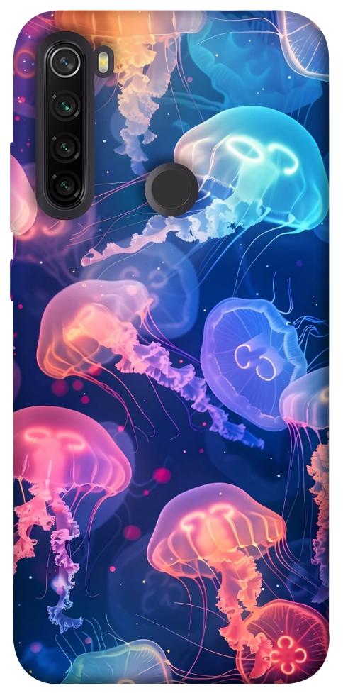 Чехол Neon jellyfishes для Xiaomi Redmi Note 8T