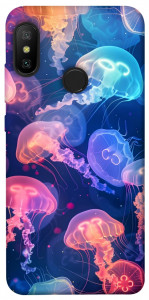 Чехол Neon jellyfishes для Xiaomi Redmi 6 Pro